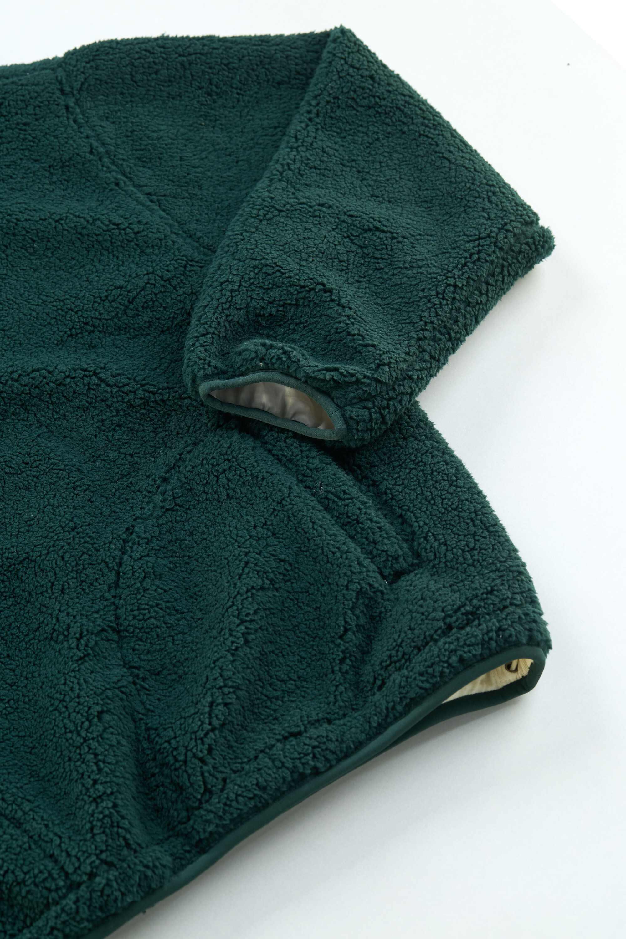 Arniko Moha Half Zip Fleecejacke Forest Unisex Recycelt grün